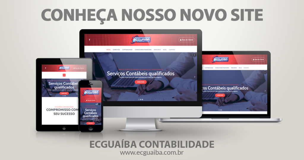 novo site da ECGUAÍBA Contabilidade